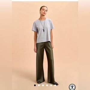 La Ligne Satin Colby Pants size medium